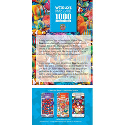 World's Smallest - Rainbow Flow 1000 Piece Jigsaw Puzzle (ONLINE ORDER ONLY)