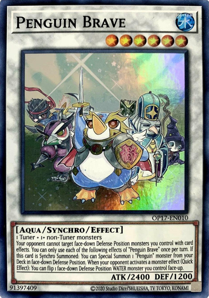 Penguin Brave [OP17-EN010] Super Rare (ONLINE ORDER ONLY)