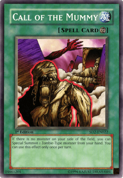 Call of the Mummy [SD2-EN022] Common (ONLINE ORDER ONLY)