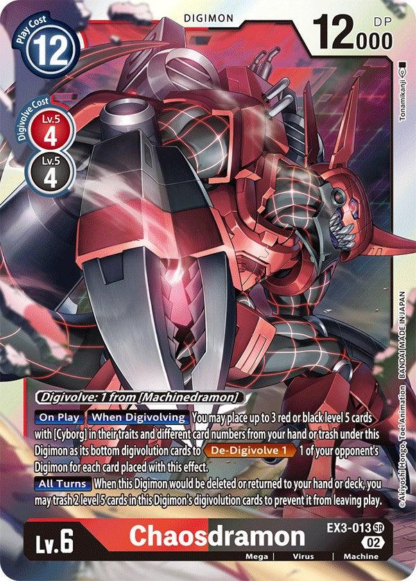 Chaosdramon [EX3-013] [Draconic Roar] (ONLINE ORDER ONLY)