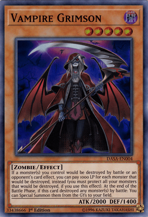 Vampire Grimson [DASA-EN004] Super Rare (ONLINE ORDER ONLY)