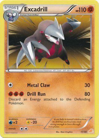 Excadrill (17/30) [Black & White: Trainer Kit - Excadrill] (Online Only)