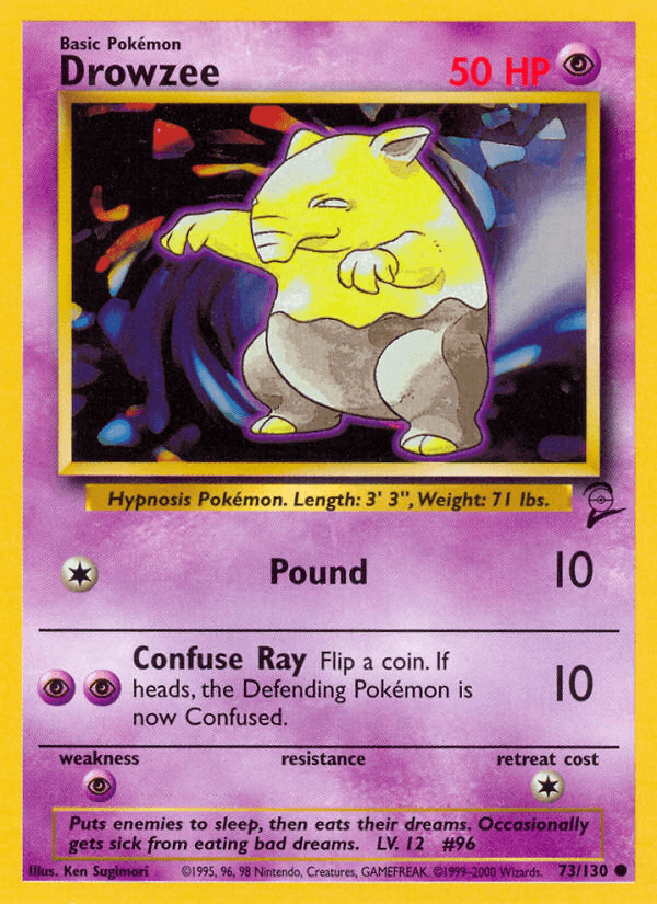 Drowzee (73/130) [Base Set 2] (Online Only)