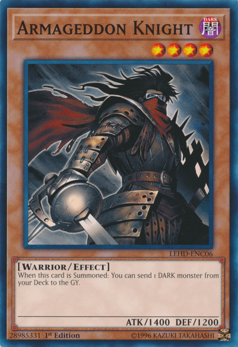 Armageddon Knight [LEHD-ENC06] Common (ONLINE ORDER ONLY)