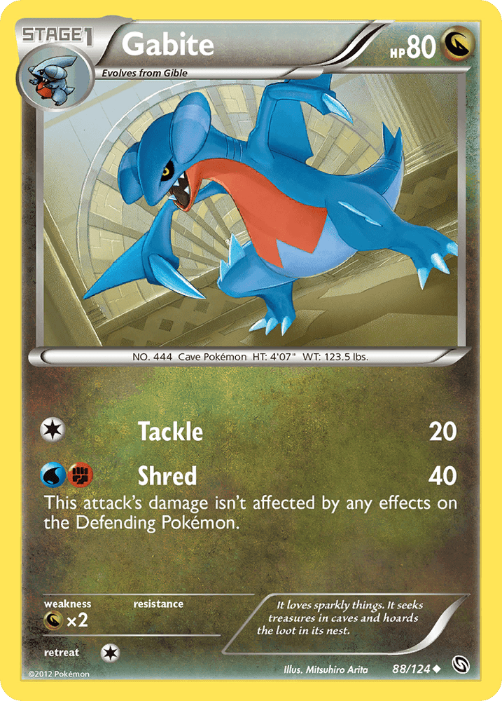 Gabite (88/124) [Black & White: Dragons Exalted] (Online Only)