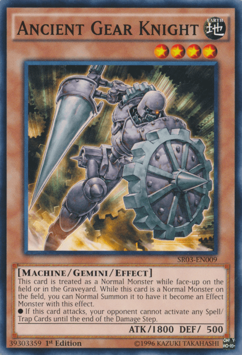 Ancient Gear Knight [SR03-EN009] Common (ONLINE ORDER ONLY)