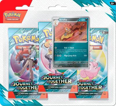 Journey Together 3 Pack Blister (Scrafty) (ONLINE ORDER ONLY)