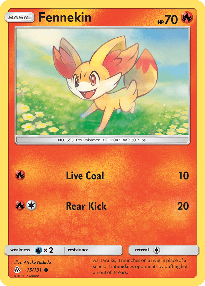 Fennekin (15/131) [Sun & Moon: Forbidden Light] (Online Only)