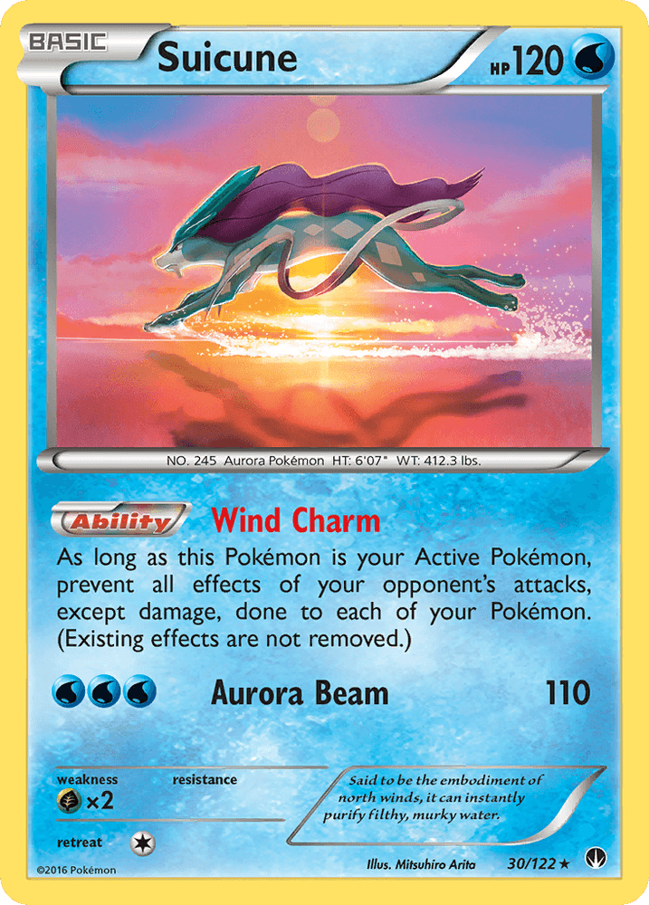 Suicune (30/122) [XY: BREAKpoint] (Online Only)