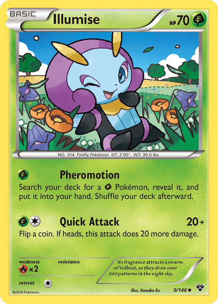 Illumise (9/146) [XY: Base Set] (Online Only)