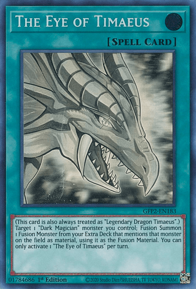 The Eye of Timaeus [GFP2-EN183] Ghost Rare (ONLINE ORDER ONLY)