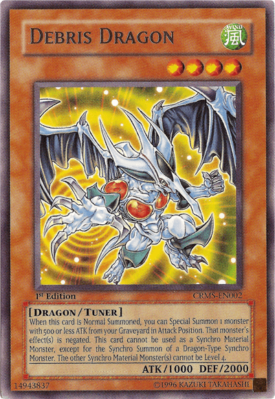 Debris Dragon [CRMS-EN002] Rare (ONLINE ORDER ONLY)