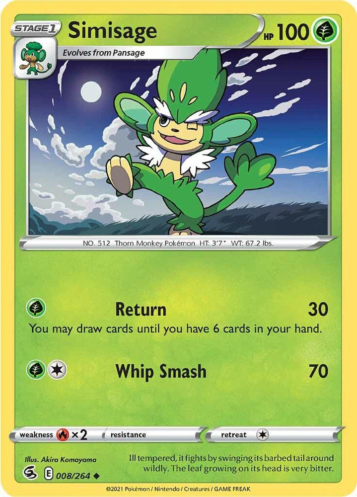 Simisage (008/264) [Sword & Shield: Fusion Strike] (Online Only)