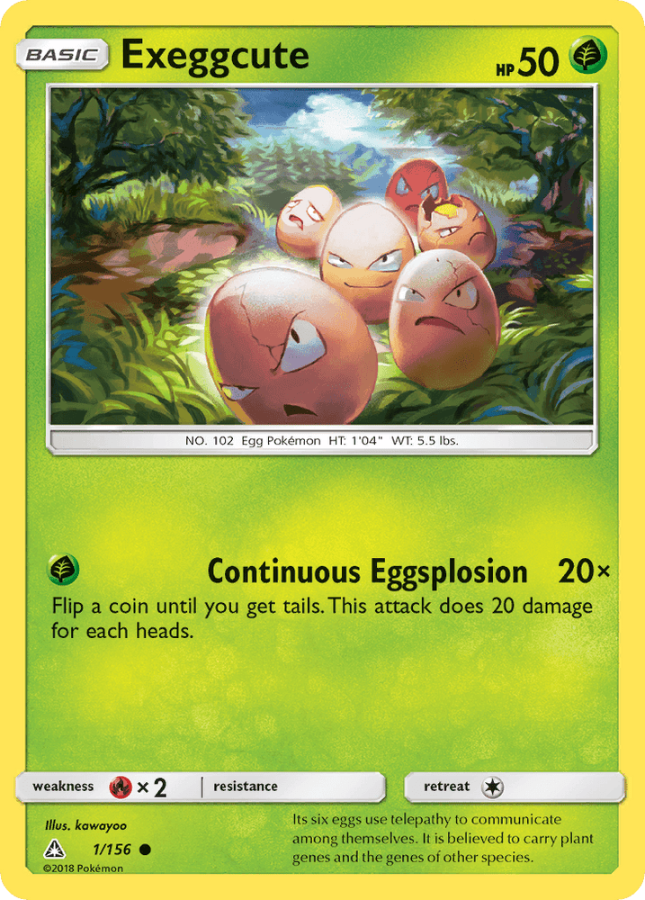 Exeggcute (1/156) [Sun & Moon: Ultra Prism] (Online Only)