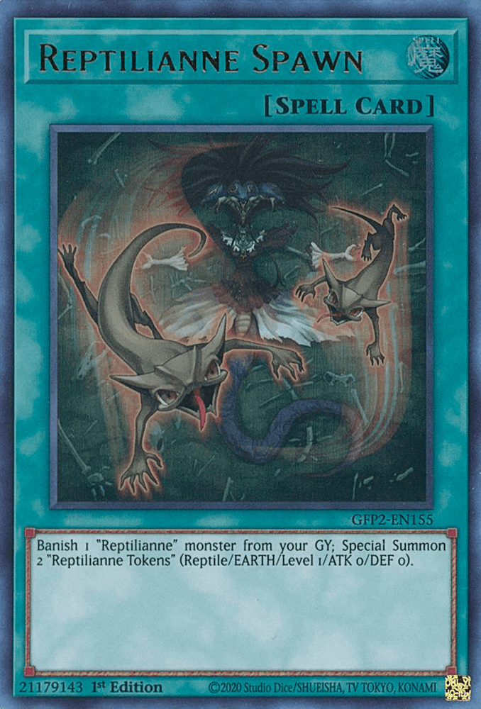 Reptilianne Spawn [GFP2-EN155] Ultra Rare (ONLINE ORDER ONLY)