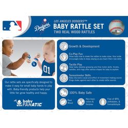 Los Angeles Dodgers - Baby Rattles 2-Pack (ONLINE ORDER ONLY)