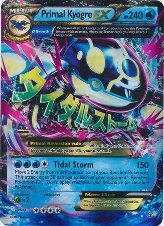Primal Kyogre EX (55/160) (Jumbo Card) [XY: Primal Clash] (Online Only)