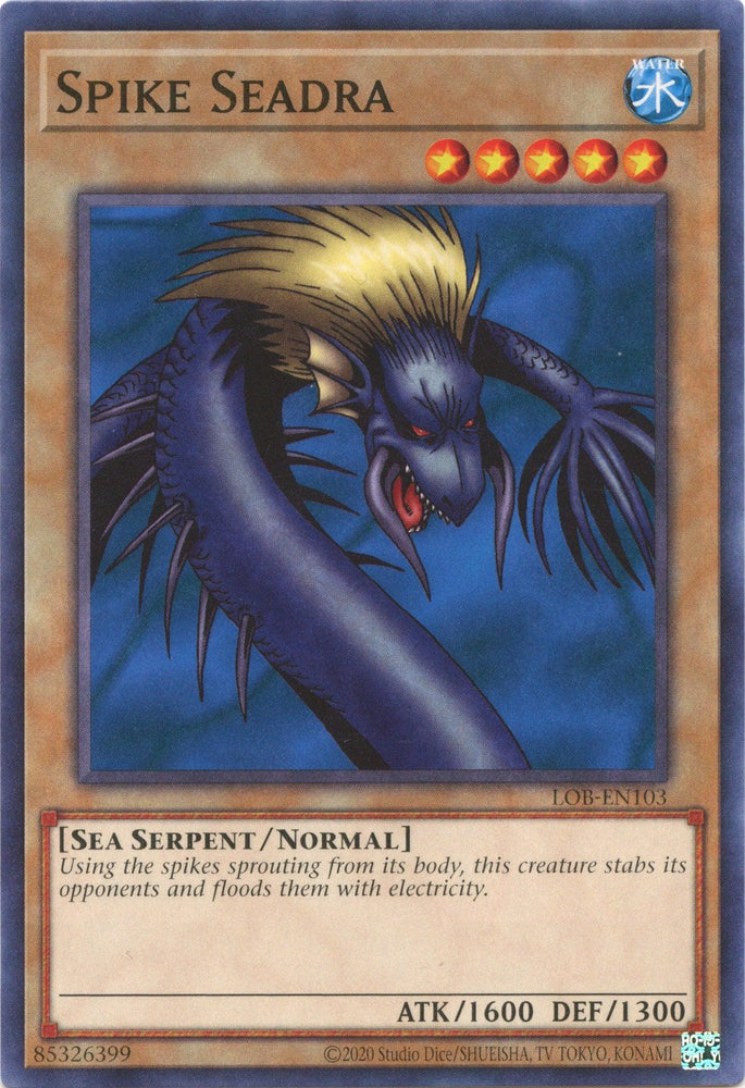 Spike Seadra (25th Anniversary) [LOB-EN103] Common (ONLINE ORDER ONLY)
