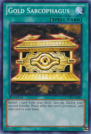 Gold Sarcophagus [LCYW-EN080] Common (ONLINE ORDER ONLY)