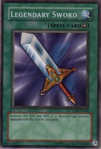 Legendary Sword [LOB-EN040] Common (ONLINE ORDER ONLY)
