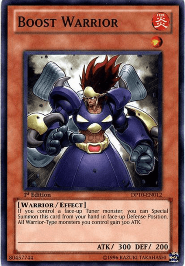Boost Warrior [DP10-EN012] Super Rare (ONLINE ORDER ONLY)