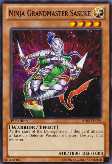 Ninja Grandmaster Sasuke [BP02-EN029] Mosaic Rare (ONLINE ORDER ONLY)