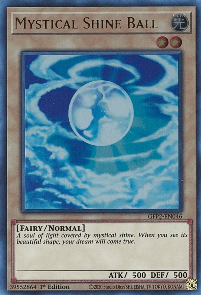 Mystical Shine Ball [GFP2-EN046] Ultra Rare (ONLINE ORDER ONLY)