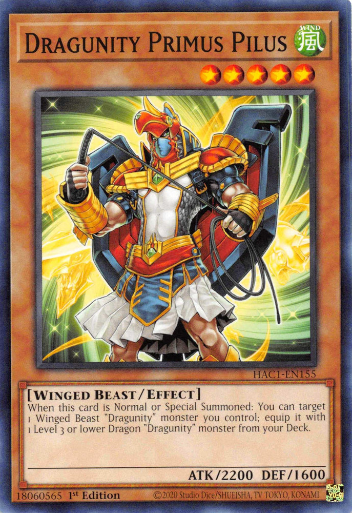 Dragunity Primus Pilus [HAC1-EN155] Common (ONLINE ORDER ONLY)