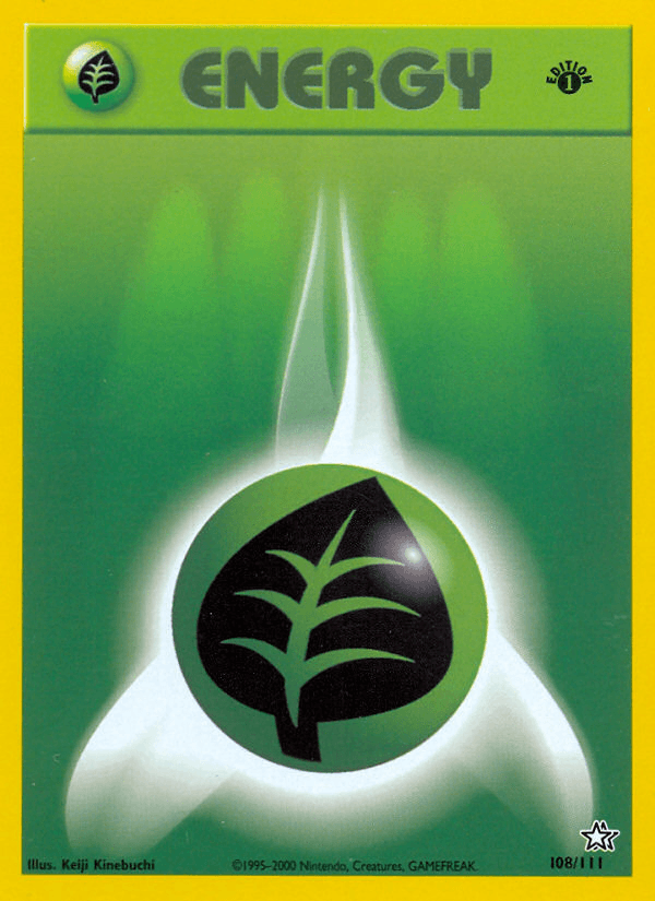 Grass Energy (108/111) [Neo Genesis 1st Edition] (Online Only)