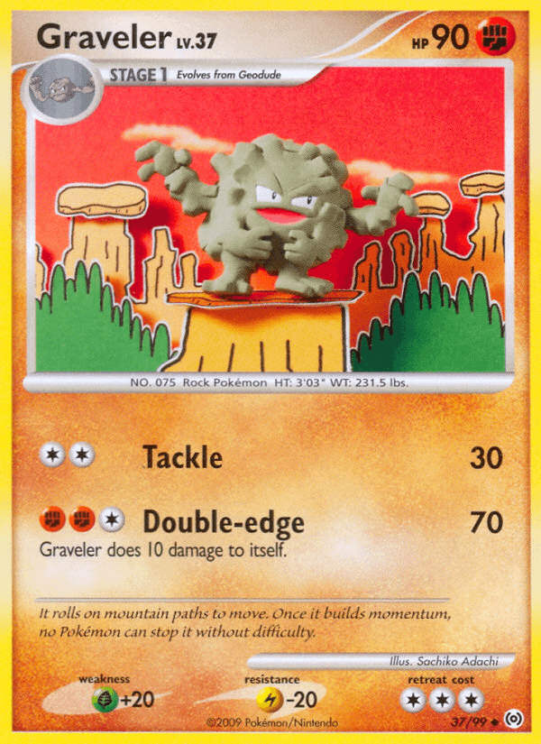 Graveler (37/99) [Platinum: Arceus] (Online Only)