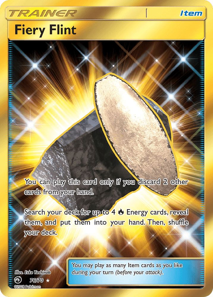 Fiery Flint (76/70) [Sun & Moon: Dragon Majesty] (Online Only)
