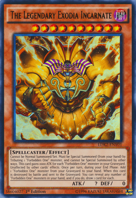 The Legendary Exodia Incarnate [LDK2-ENY01] Ultra Rare (ONLINE ORDER ONLY)