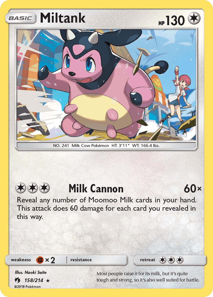 Miltank (158/214) [Sun & Moon: Lost Thunder] (Online Only)