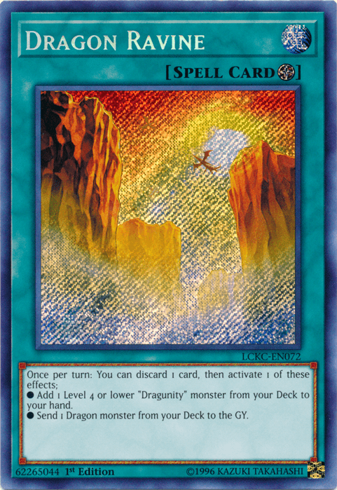 Dragon Ravine [LCKC-EN072] Secret Rare (ONLINE ORDER ONLY)