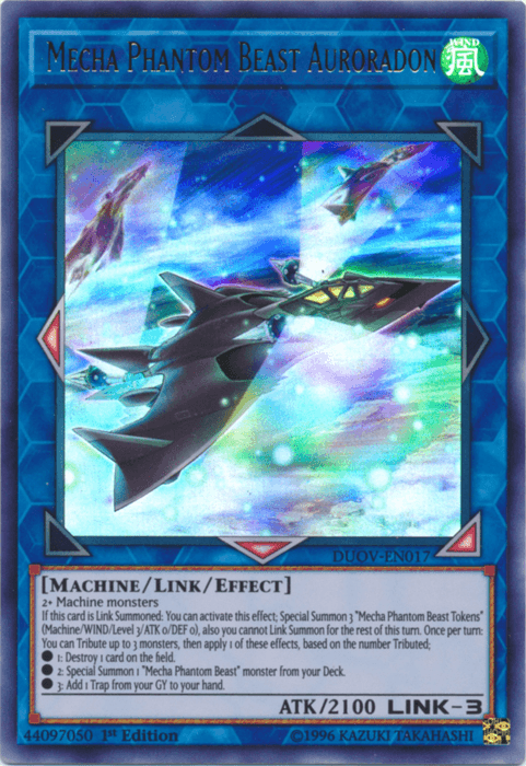 Mecha Phantom Beast Auroradon [DUOV-EN017] Ultra Rare (ONLINE ORDER ONLY)