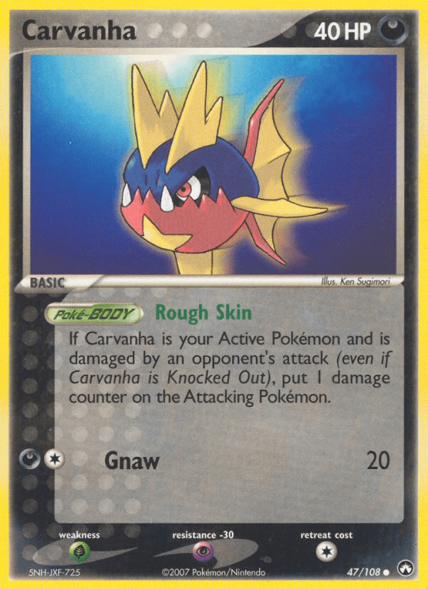 Carvanha (47/108) [EX: Power Keepers] (Online Only)