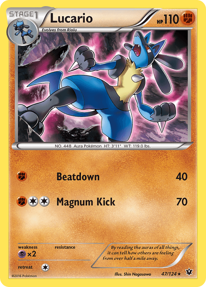 Lucario (47/124) [XY: Fates Collide] (Online Only)