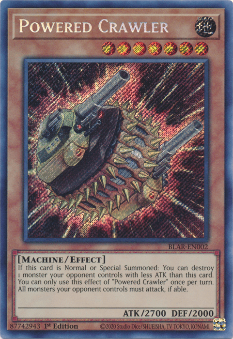 Powered Crawler [BLAR-EN002] Secret Rare (ONLINE ORDER ONLY)