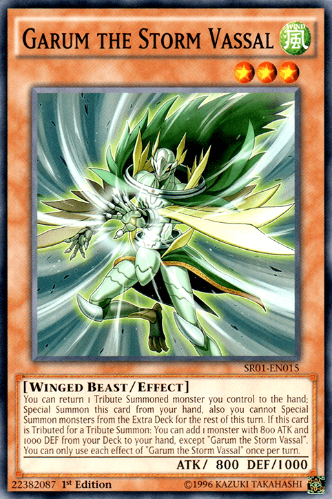 Garum the Storm Vassal [SR01-EN015] Common (ONLINE ORDER ONLY)