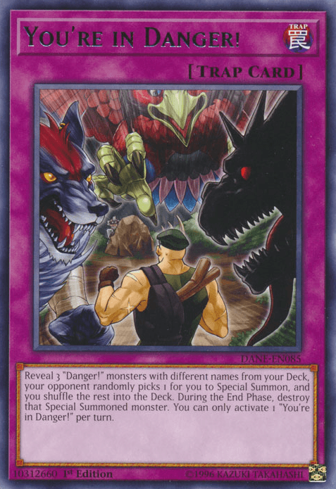 You're in Danger! [DANE-EN085] Rare (ONLINE ORDER ONLY)