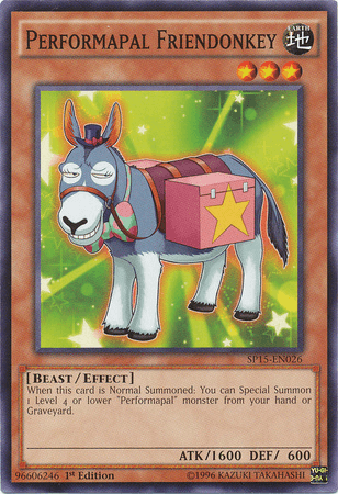 Performapal Friendonkey [SP15-EN026] Common (ONLINE ORDER ONLY)