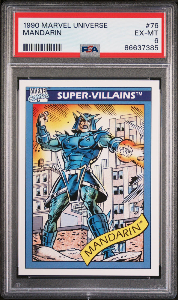 1990 MARVEL UNIVERSE MANDARIN  #76 - PSA 6 (Online Order Only)