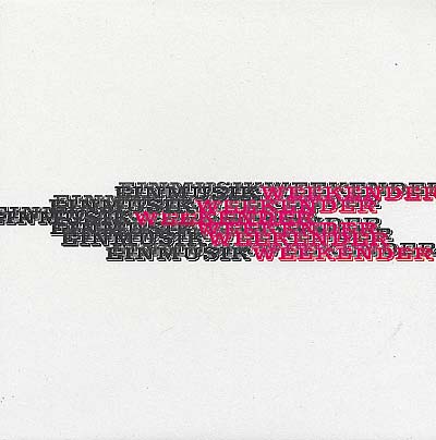 EINMUSIK - Weekender [Vinyl] (ONLINE ORDER ONLY)