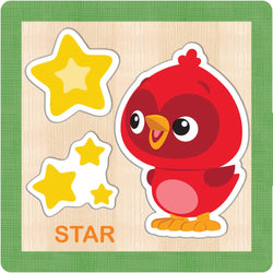 Baby Einstein Chunky Wood Puzzles - Kids 4 Pack (ONLINE ORDER ONLY)
