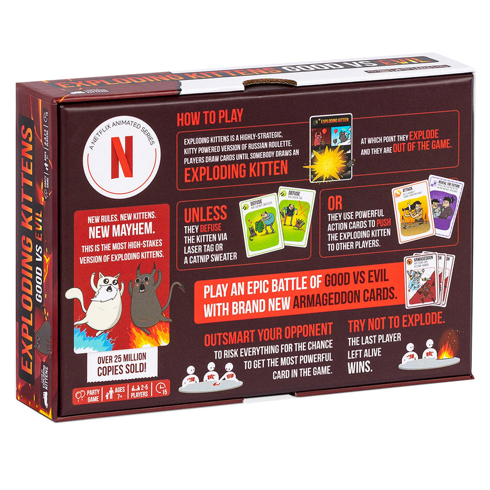 Exploding Kittens Good vs Evil (ONLINE ORDER ONLY)