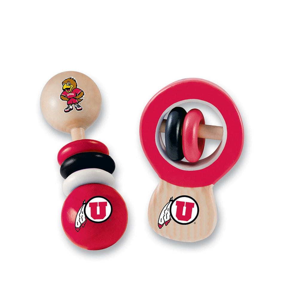 Utah Utes - Baby Rattles 2-Pack (ONLINE ORDER ONLY)