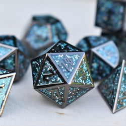Elder Runes Midnight Dance Metal Dice Set (ONLINE ORDER ONLY)