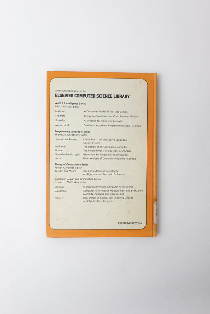 Elements of Software Science (ONLINE ORDER ONLY)