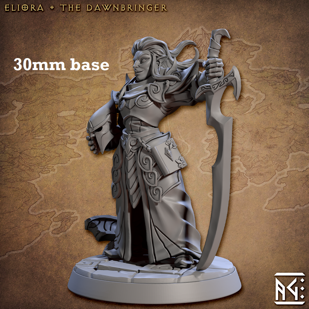 Eliora, the Dawnbringer (Female High Elf Paladin) (Online Order Only)