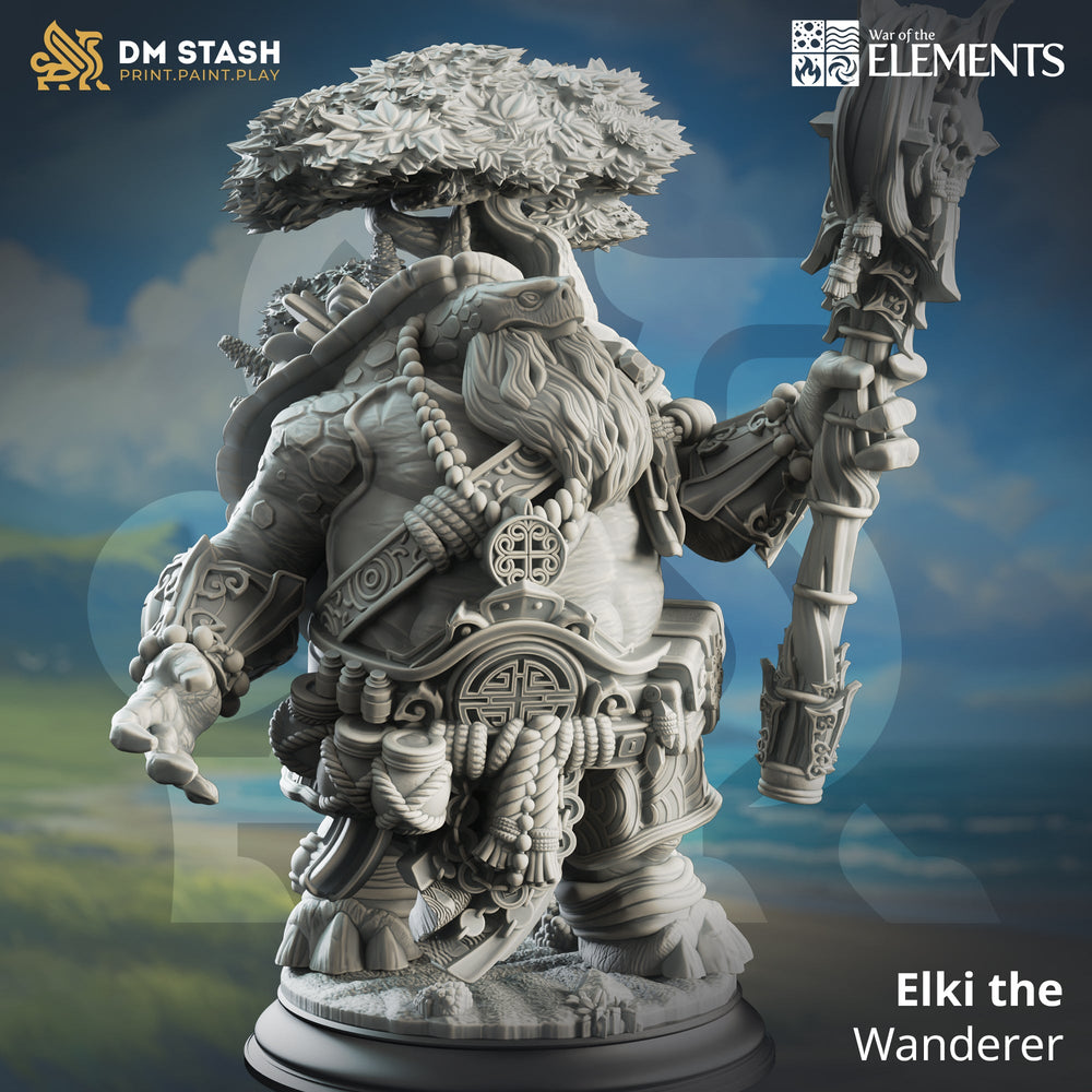 Elki, the Wanderer (Male Tortle Cleric) (Online Order Only)